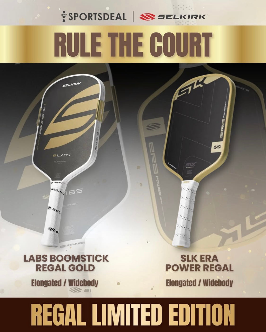 Selkirk Labs Boomstik Regal Special Edition Elongated Pickleball Paddle