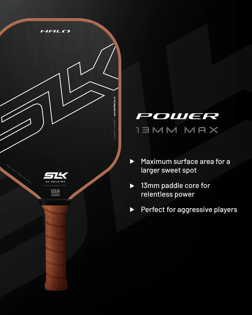 Selkirk Sport SLK Halo Raw Carbon Fiber Pickleball Paddle